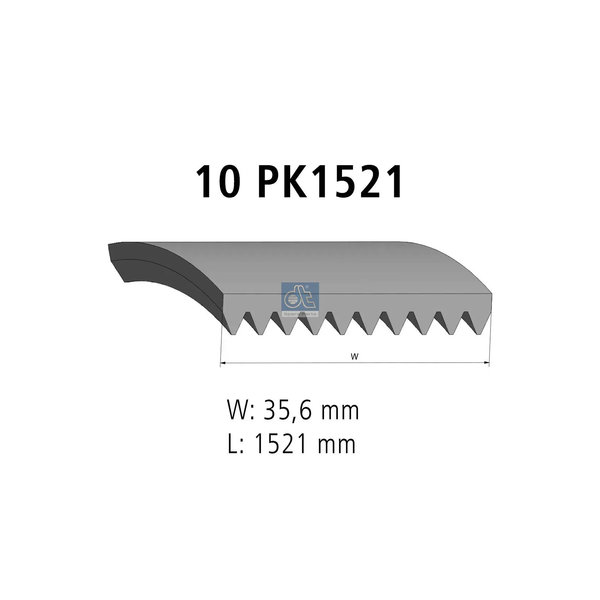 تسمه چندشیار (پلی‌وی) 2.21146 DIESEL TECHNIC